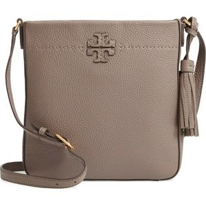 ISO Tory Burch McGraw Crossbody in Silver Maple